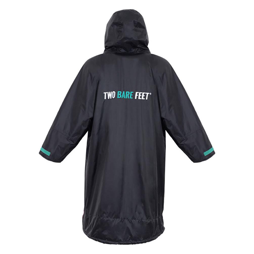 Two Bare Feet Kids Weatherproof Changing Robe & Changing Mat - Black / Teal Extra Image 1